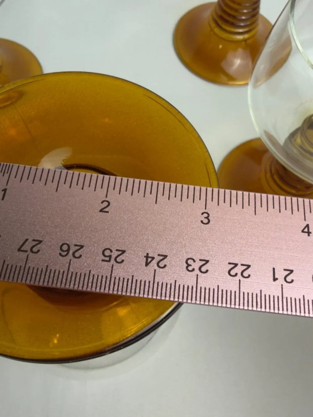 Schott Zwiesel Clear Wine Goblet Amber Beehive Stem 5